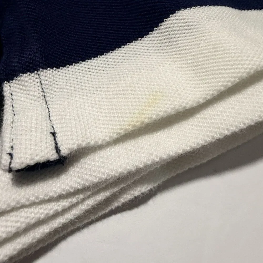 Polo Ralph Lauren Big Pony USA Flag Rugby Shirt Men’s XXL Custom Fit Blue White